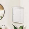 Teamson Home Glancy Two-Door Removable Corner Wall Cabinet, Sage Green - 2 of 4