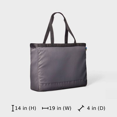 Open Story Daypack Packing Tote Bag - Open Story™ Gray: Travel Handbag with Zip Closure — фото 7