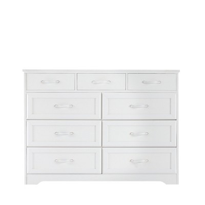 Dexmalle 9 drawer long dresser with antique handles