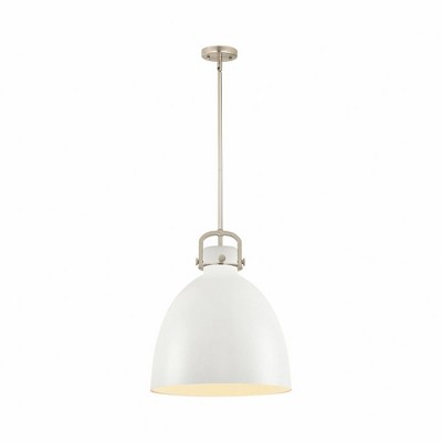 Newton Bell - 1 Light Pendant In Industrial Style-21.63 Inches Tall and 16 Inches Wide