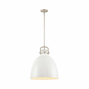 Newton Bell - 1 Light Pendant In Industrial Style-21.63 Inches Tall and 16 Inches Wide - 1 of 1