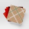 Brown and Cream Plaid Small Hard Christmas Box - Wondershop™ - 2 of 3