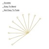 Unique Bargains DIY Craft Necklaces Bracelets Earrings Jewelry Making Iron 21 Gauge Eye Pins 200 Pcs - 4 of 4