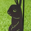 Home & Garden 42.0" Bunny  Garden Flag Stand Laser Cut Evergreen Enterprises Inc  -  Decorative Garden Stakes - 2 of 2