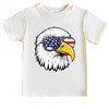 The Juniper Shop Patriotic Eagle Sunglasses Toddler Short Sleeve Tee - 3T - Cream - 3 of 4