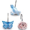 The Lakeside Collection Chinoiserie Bathroom Collection - Set of 12 Shower Hooks - 3 of 3