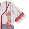 Ladies Disney Pooh Baseball Jersey - Vintage Winnie the Pooh Mesh Button Down Baseball Jersey - Winnie, Eeyore, Piglet Jersey - 4 of 4