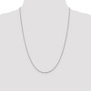Black Bow Jewelry 1.25mm Sterling Silver, Solid Twisted Box Chain Necklace - 3 of 4