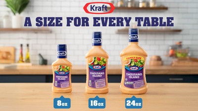 Kraft Thousand Island Salad Dressing - 16fl oz : Target