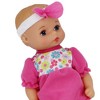 Doll Baby's First 11" Classic Softina w/ Pink & Foral Jumper & Headband - 4 of 4