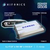 Hifonics Zeus ZXX 2400 Watt Max Class D Monoblock Car Audio Amplifier Amp with Bass Knob and Remote, Variable Crossovers, ZXX-2400.1D, Silver - 4 of 4