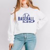 Simply Sage Market Women's Graphic Sweatshirt Baseball Mom Ball - 2 of 4