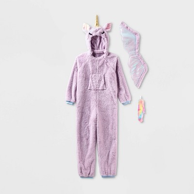 Kids' Unicorn Adaptive Halloween Costume Jumpsuit - Hyde and EEK! Boutique™ Purple