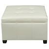 Cortez Faux Leather Storage Ottoman - Christopher Knight Home - 2 of 4
