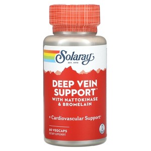 Solaray Deep Vein Support, 60 VegCaps - 1 of 2