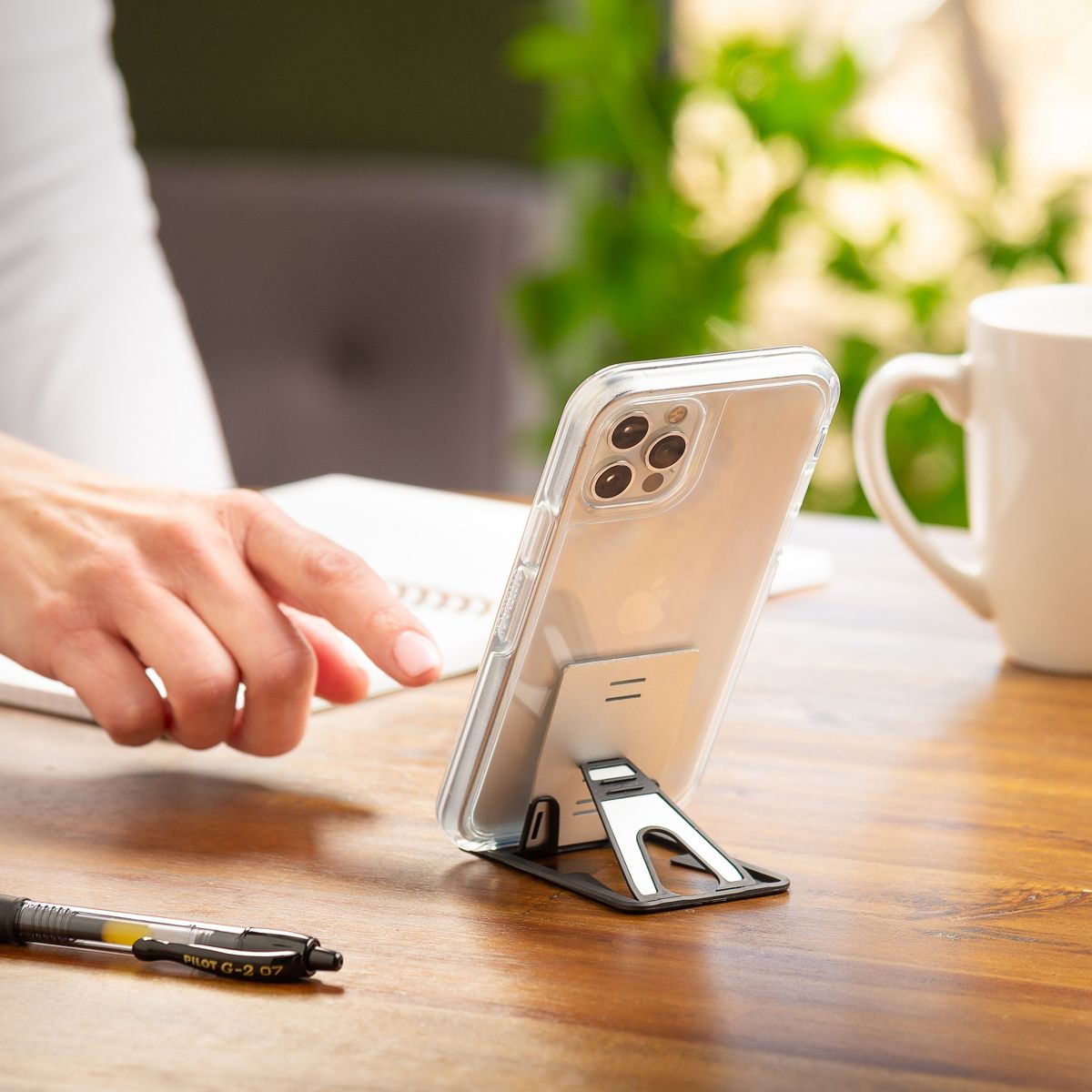 Nite Ize QuikStand Portable Device Stand - Adjustable, Portable Device Stand for Traveling - Lightweight & Universal Design for Phones - 2 Pack - thumbnail 5