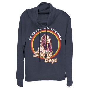 Juniors Womens Stranger Things Max More to Life than Boys Cowl Neck Sweatshirt - 1 of 4