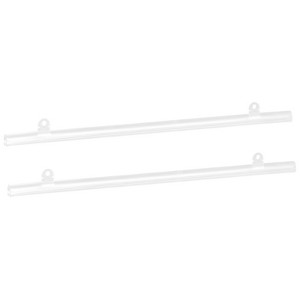 Unique Bargains PVC Poster Hanger Rail Poster Strip Bar with Clip for Poster Map 4 Sets - 1 of 4