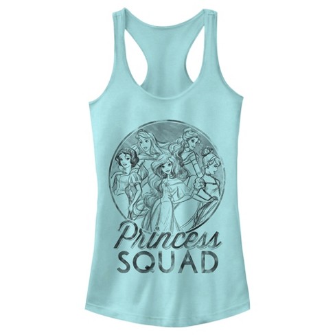 Juniors Womens Disney Princesses Squad Racerback Tank Top : Target