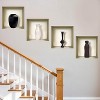 HomeRoots Set of Four Eve Faux Niche 3D Peel and Stick Wall Decals - 2 of 3