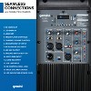 Gemini® GSP Series Portable Bluetooth® True Wireless PA Speaker with Media Player and Microphone, Black, GSP-2200 - 4 of 4