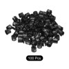 Unique Bargains Round Plastic Reusable Garment Hanger Marker Number Tag Black 100 Pcs - 3 of 3
