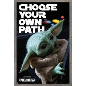 Trends International Star Wars: The Mandalorian Season 2 - Choose Your Own Path Framed Wall Poster Prints - 1 of 4