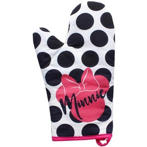 Disney Minnie Mouse Polka Dot Geo Glam Oven Mitt - 1 of 2