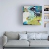 Canvas Wall Art - Linda S. Blackerby 'Moonrise' Wall Art for Living Room, Bedroom, or Office Décor by Trademark Fine Art - 24 x 24 Inches - 3 of 4
