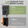 Itopfox Matte Black Shower System with Body Jets, Rain Shower Head & Handheld Spray, 3-Way Push Button Diverter, Complete Shower Set - 2 of 4