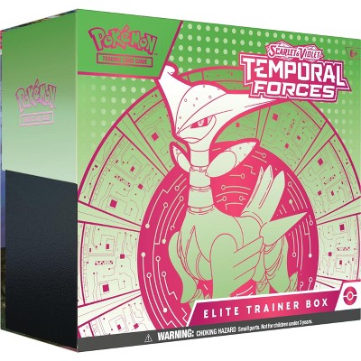 POKEMON TCG: SCARLET AND VIOLET: TEMPORAL FORCES: ELITE TRAINER BOX: IRON LEAVES