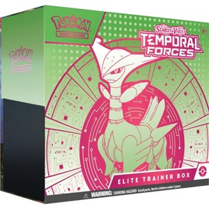 POKEMON TCG: SCARLET AND VIOLET: TEMPORAL FORCES: ELITE TRAINER BOX: IRON LEAVES - 1 of 1