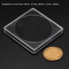 Unique Bargains Collection Supplies Coin Snap Holder with Foam Gasket 5 Pcs - 3 of 4