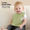 KeaBabies 8-Pack Organic Baby Bibs for Boy, Girl, Drool Bibs, Baby Bib for Girls, Boys,  Newborn Teething Bibs - 3 of 4