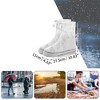 Unique Bargains Reusable Waterproof Shoe Covers Non-Slip for Men Women Easy to Clean Portable 1 Pair - 2 of 4