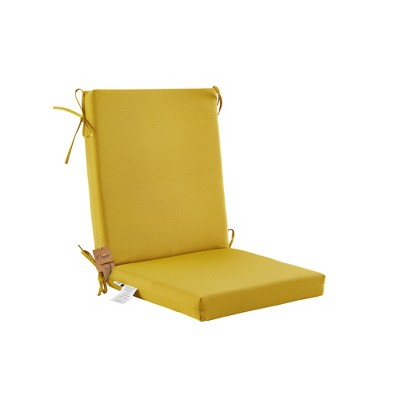 Outdoor Patio Dining Chair Cushion, High Back Chair Cushions with Removable Cover, Indoor Chair Seat Cushion Deep, 42" L x 21" W x 3" H, 1 Count