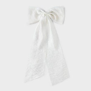 Checkered Bow Hair Clip - Wild Fable™ - 1 of 3