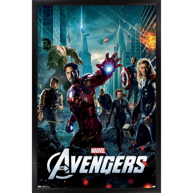 Trends International Marvel Cinematic Universe - Avengers - One Sheet Framed Wall Poster Prints, 1 of 7