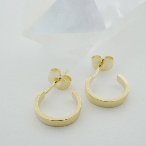 Huggie Hoops Rose Gold Honeycat