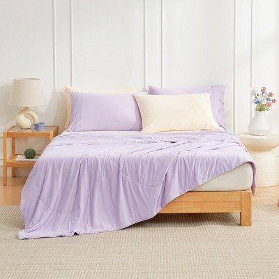 Cozy Bliss Cooling Blanket, Lightweight Comforter, Silk-Feel Fabric for Hot Sleepers
