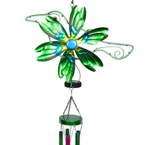 Exhart Multi-color Metal 41 in. Hummingbird Wind Chime - 1 of 1