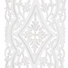 Wood Floral Handmade Intricately Carved Arabesque Wall Decor Set of 2 White - Olivia & May: Coastal Cottage-Style, Vertical Orientation - 3 of 4