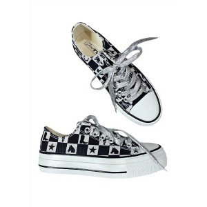Women's Wo's Checkered Cowgirl Kickers Sneaker - 2FlyCo - 1 of 4
