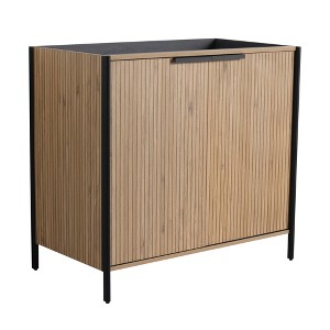 SEVOBAL Bathroom Vanities 36 Inch Freestanding Vanity Soft Close Door for Bathroom, Brown, 35.06"*19.5"*32.69" - 1 of 4
