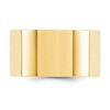 Black Bow Jewelry 12mm 10K White or Yellow Gold Flat Comfort Fit Band - 2 of 4