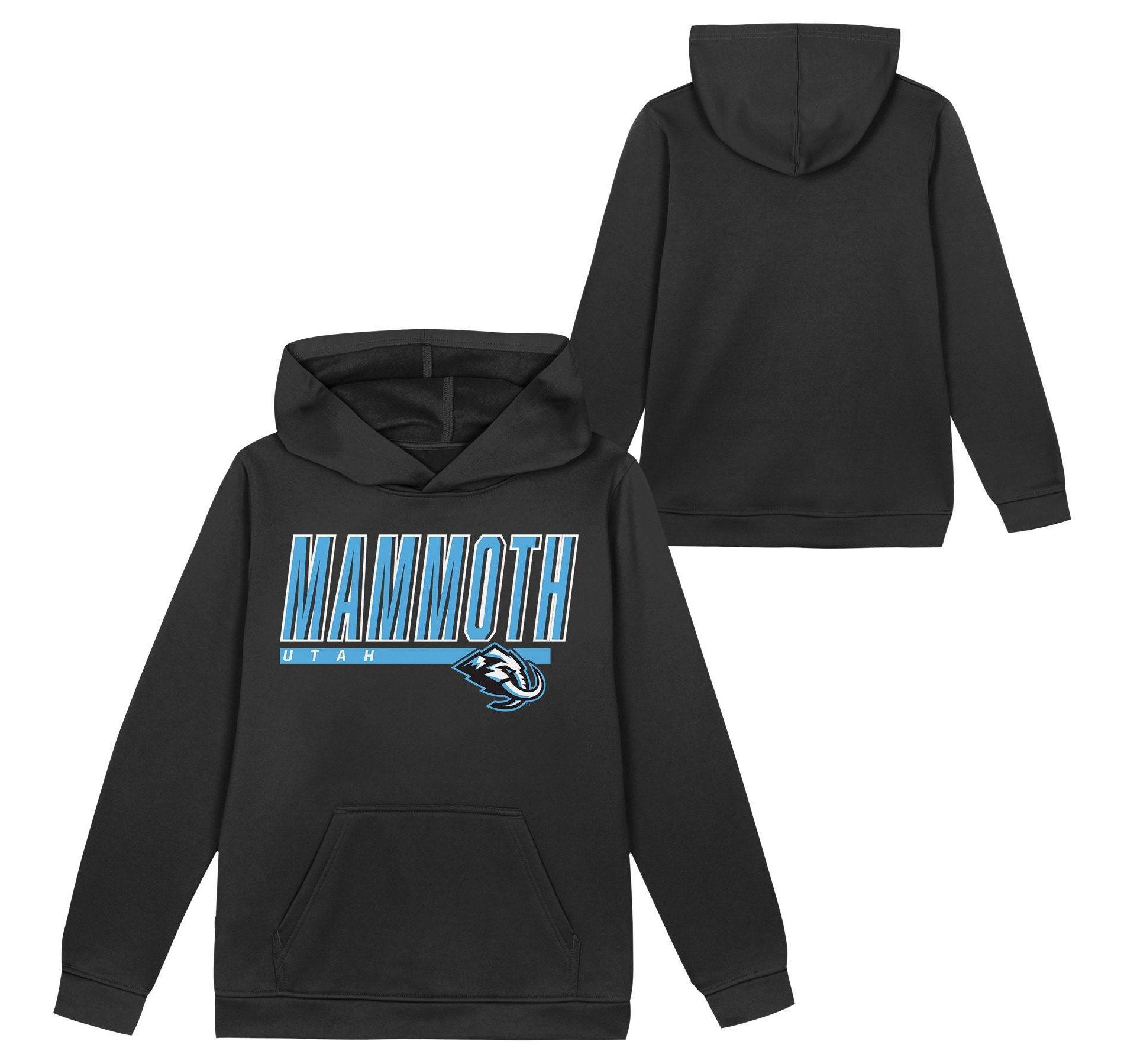 NHL Utah Hockey Club Boys' Poly Fleece Hooded Sweatshirt