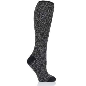 Heat Holders® Women's Ashley ORIGINAL™ Twist Long Socks | Advanced Thermal Yarn | Thick Boot Socks Cold Weather Gear | Warm + Soft, Hiking, Cabin, Hunting, Outdoor, Cozy Socks
