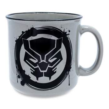 Silver Buffalo Marvel Comics Black Panther Ceramic Mug | Holds 20 Ounces