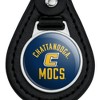 University of Tennessee at Chattanooga Mocs Black Leather Keychain - 3 of 4