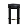 Meridian Furniture,Harrison Black Vegan Leather Counter Stool - 2 of 4